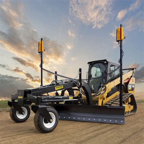 skid steer laser dozer for sale|skid steer grading machines.